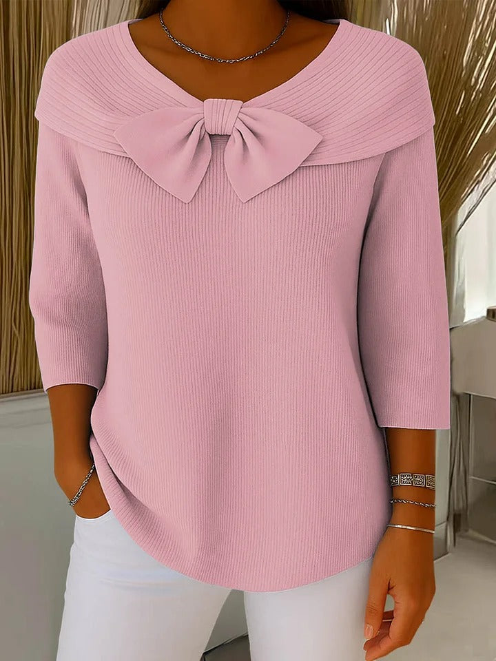 Women's Long Sleeve Pullover – Pink