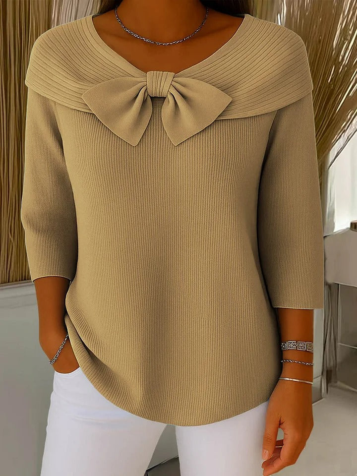 Women's Long Sleeve Pullover – Khaki