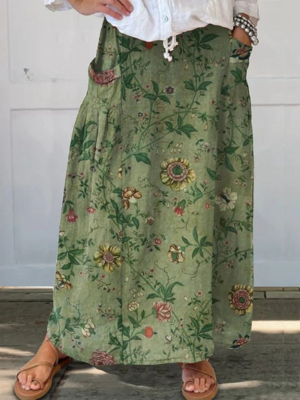 Women's Maxi Skirt – Green