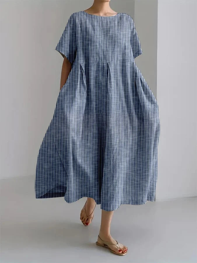 Women's Midi Dress – Blue