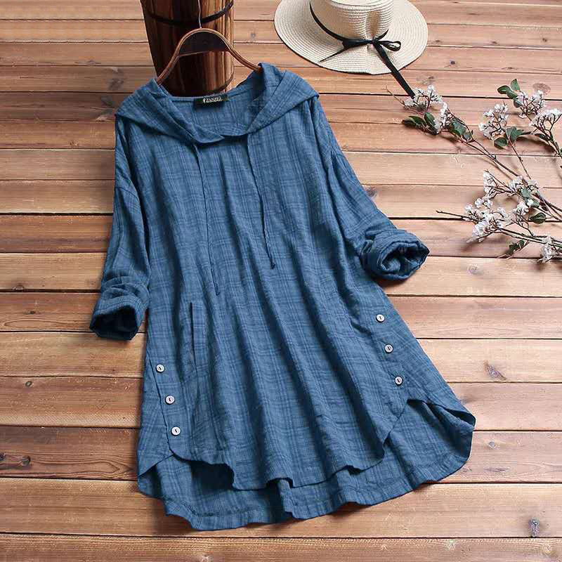 Women's Midi Dress – Blue
