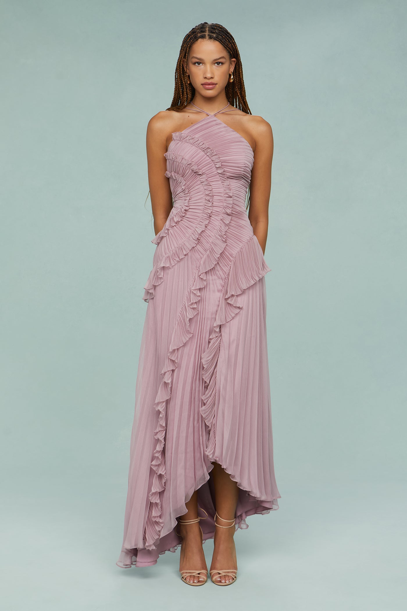 Women's Halter Maxi Dress
