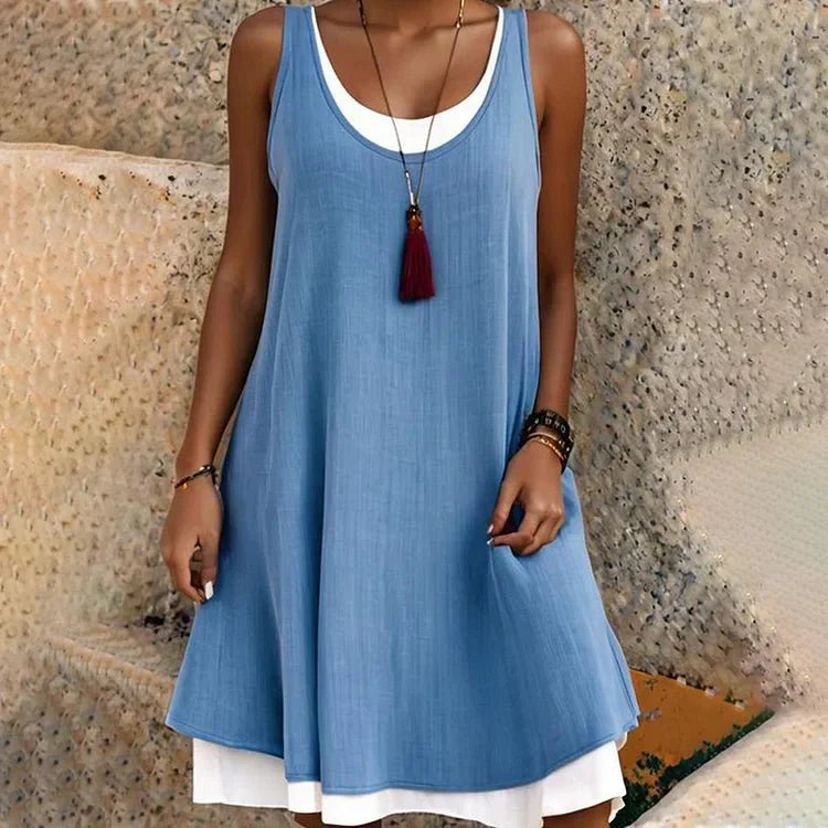 Women's Mini Dress – Blue