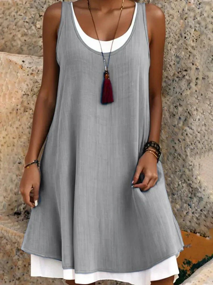 Women's Mini Dress – Grey