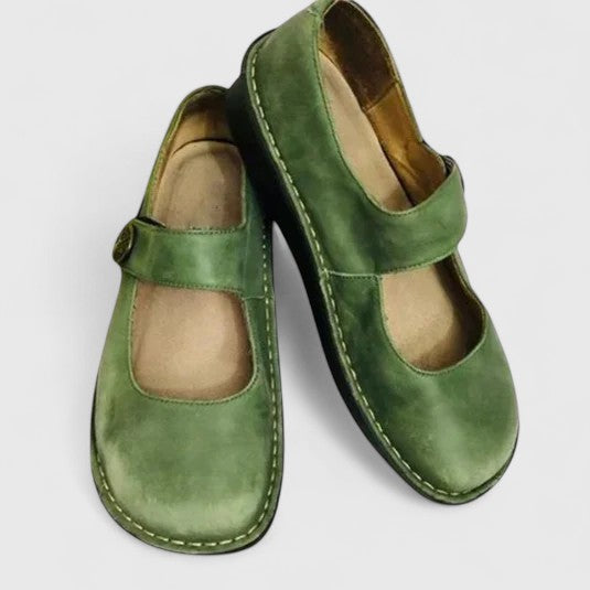 Women's Mary Janes – Green