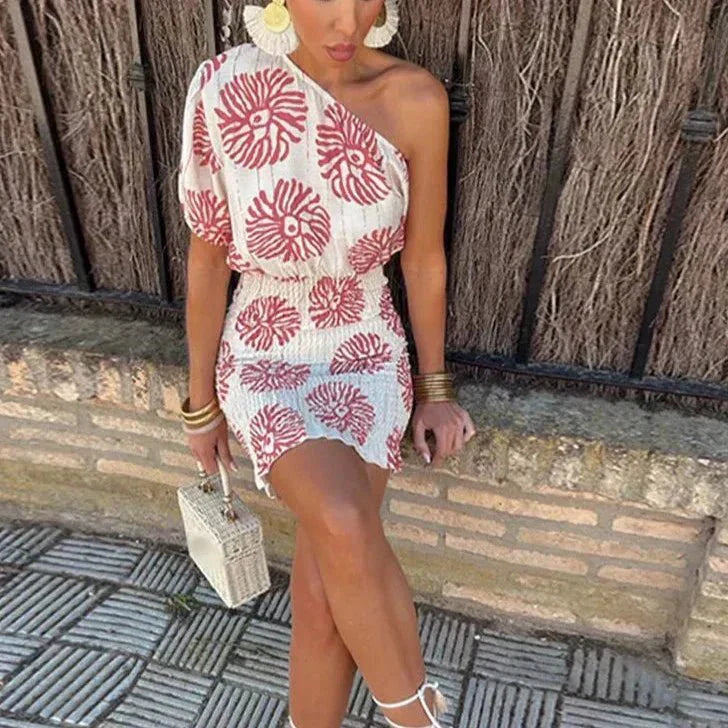 Women's Off Shoulder Mini Dress