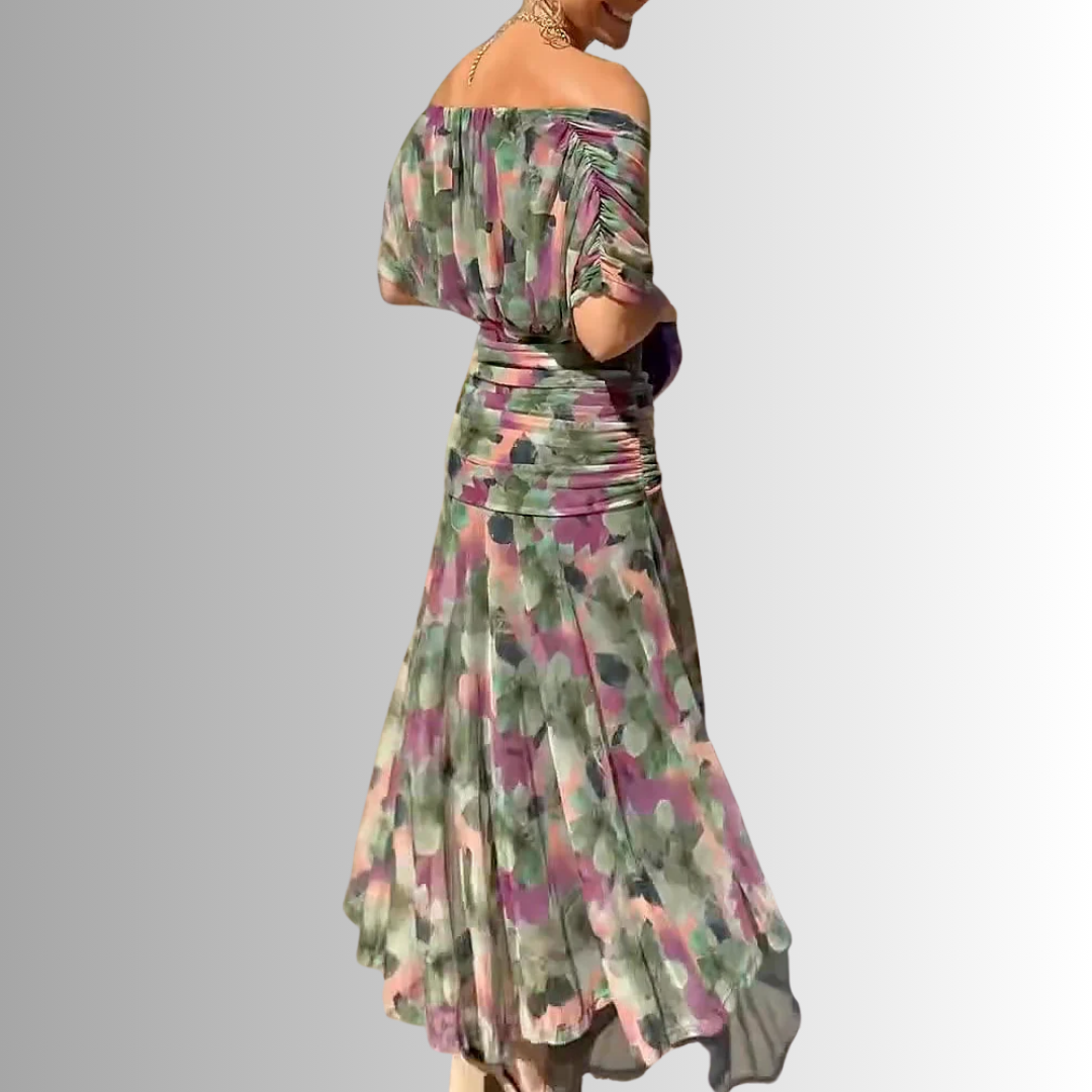 Women's Off Shoulder Maxi Dress