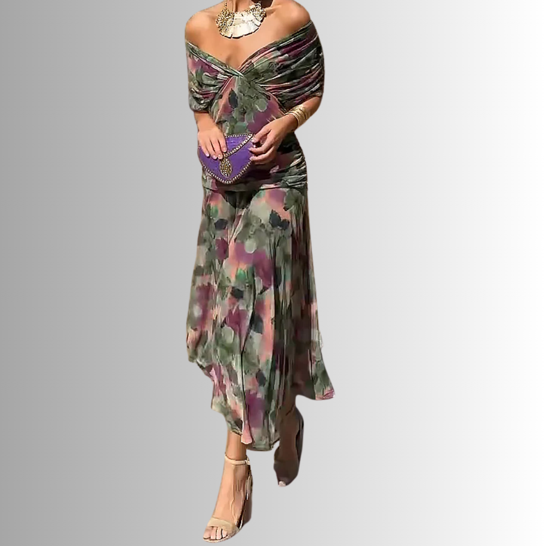 Women's Off Shoulder Maxi Dress