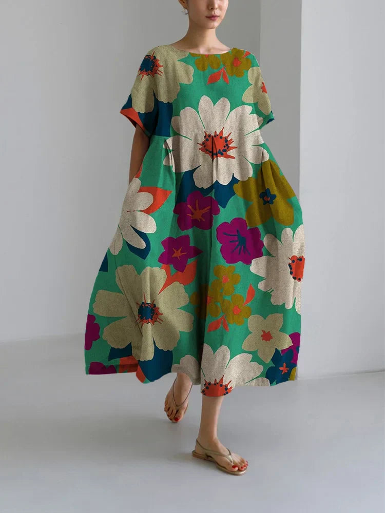 Women's Midi Dress – Photo Colour
