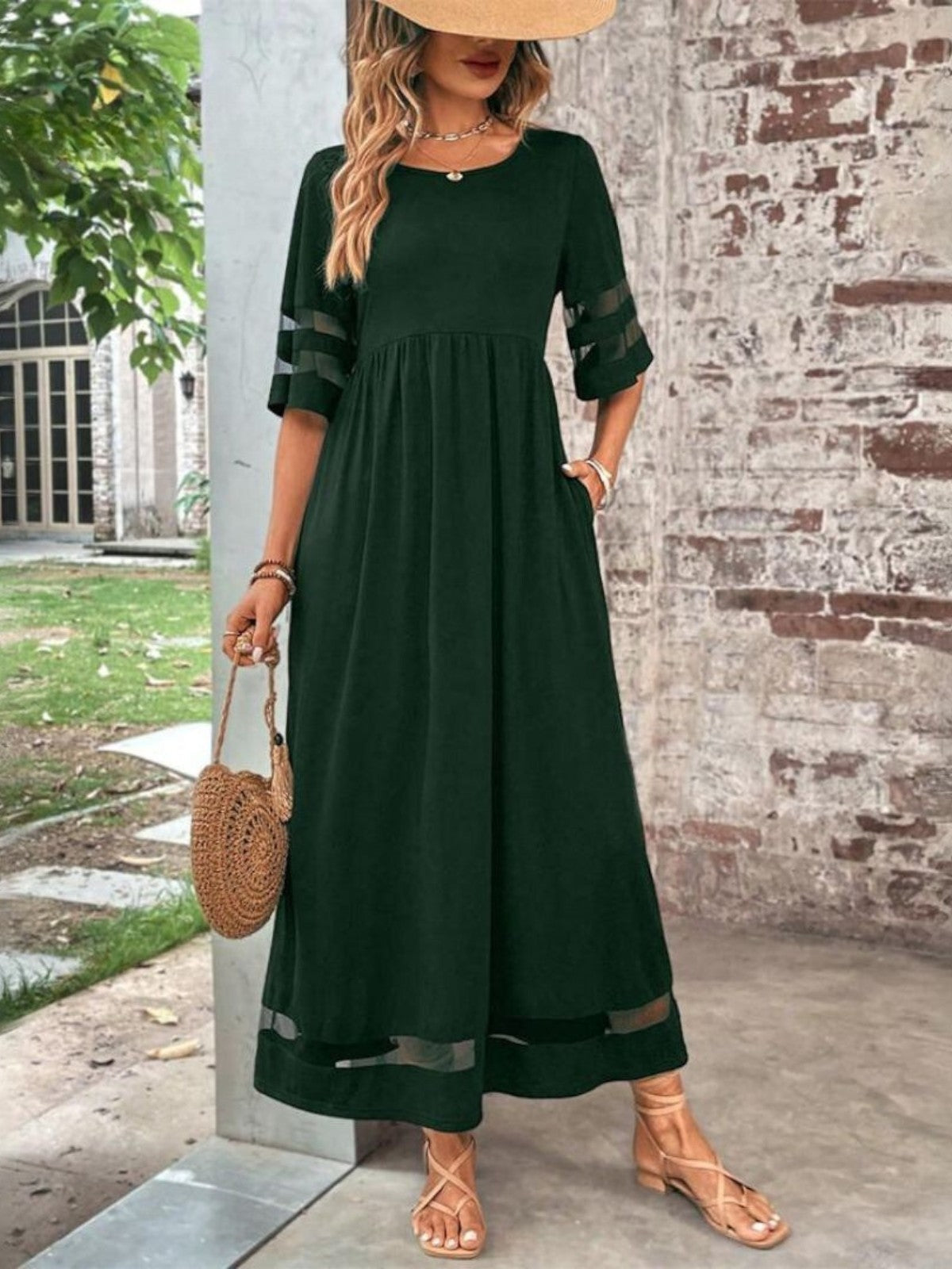 Women's Maxi Dress – Green