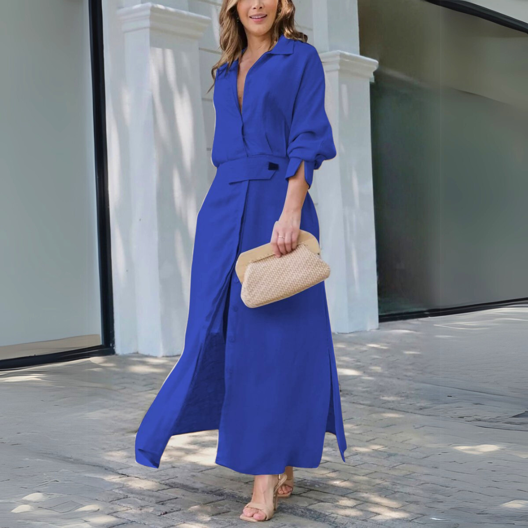 Women's Maxi Dress – Blue