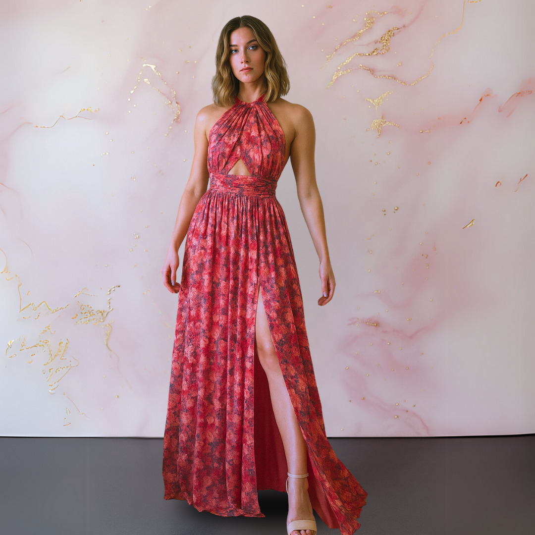 Women's Halter Maxi Dress