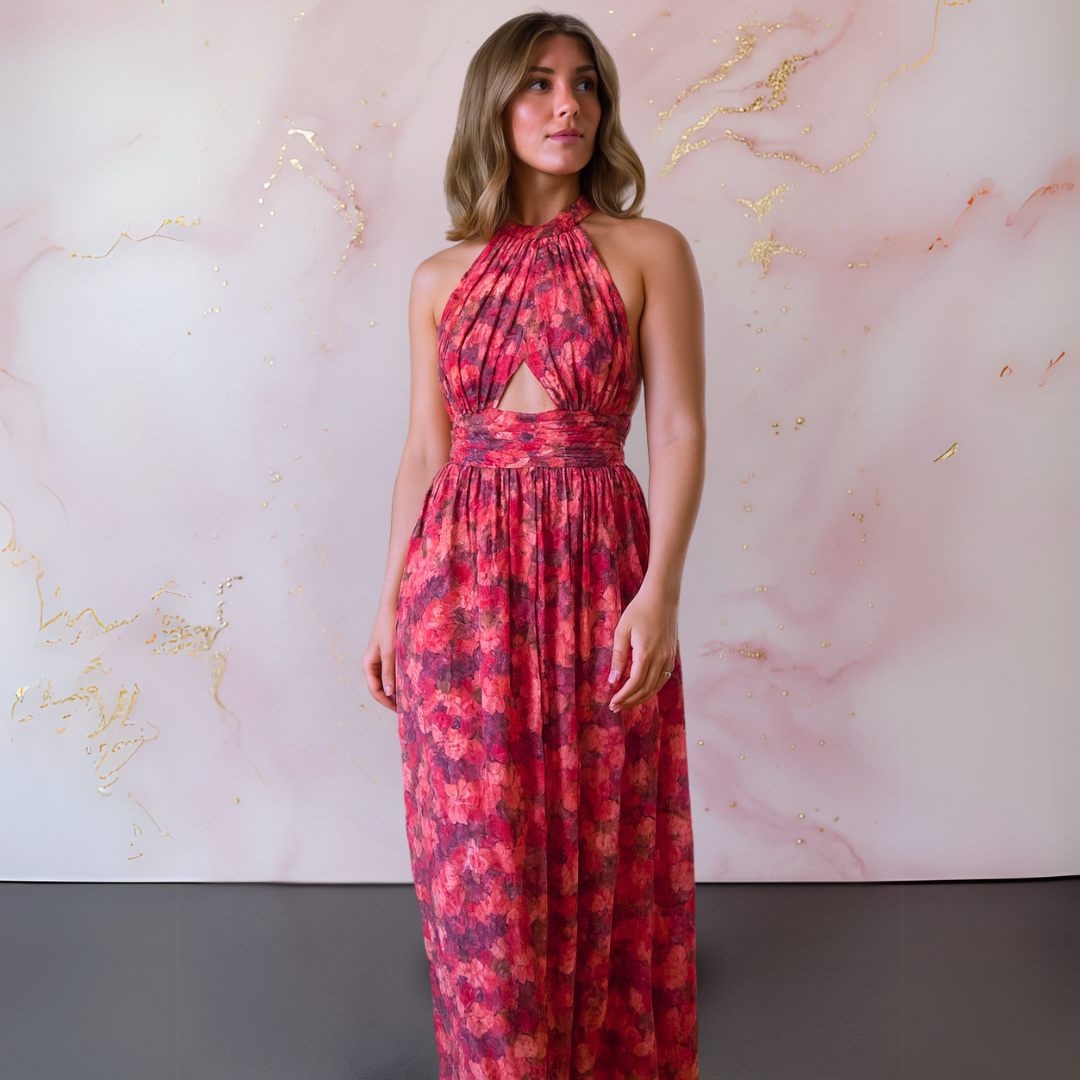 Women's Halter Maxi Dress