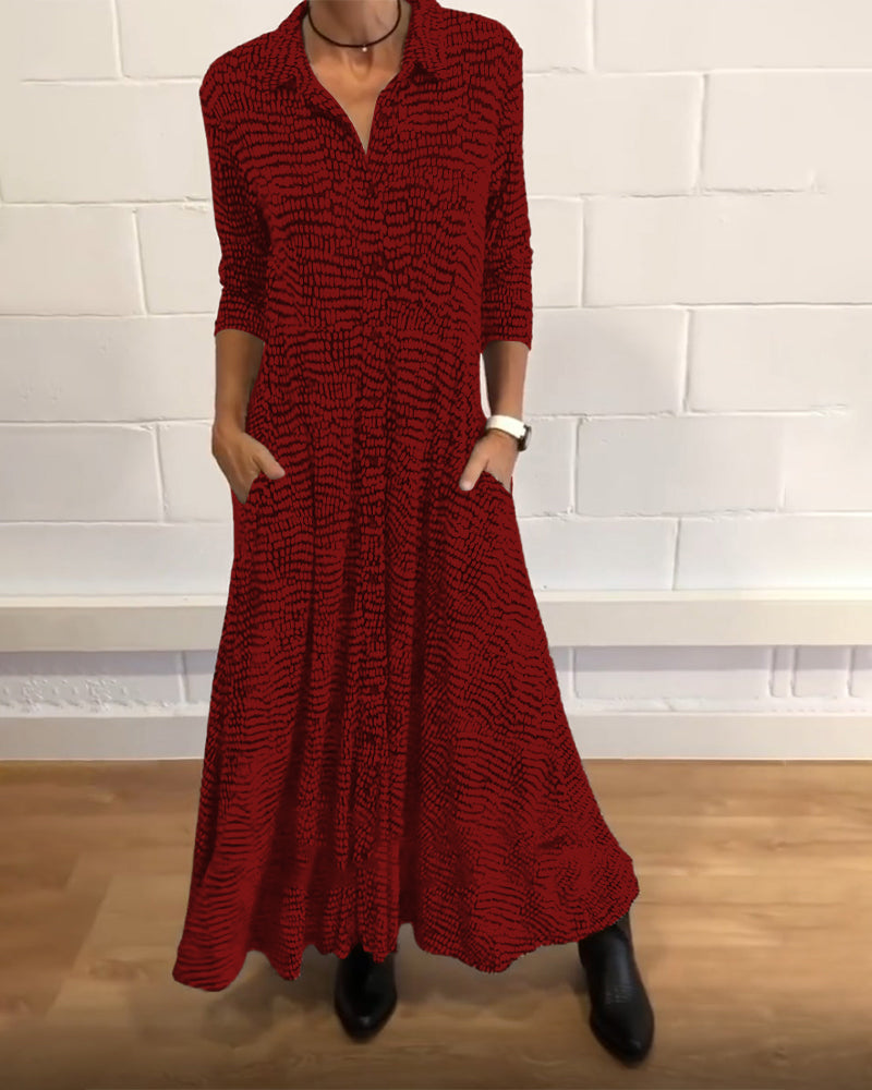 Women's Maxi Dress – Red