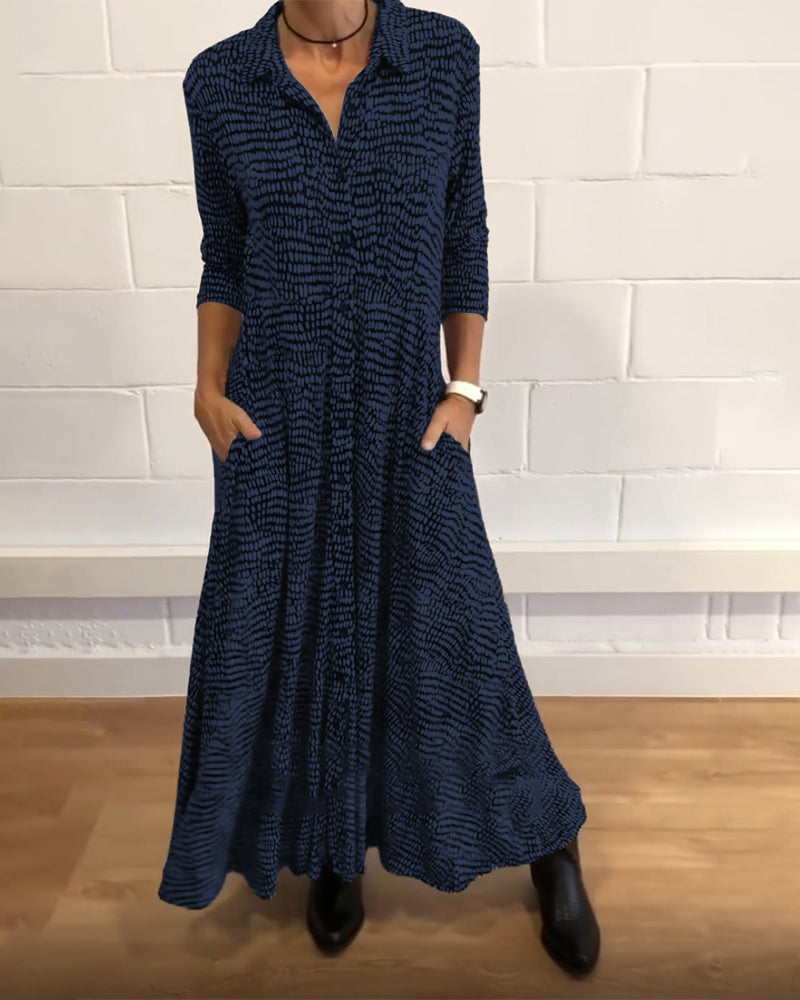 Women's Maxi Dress – Blue