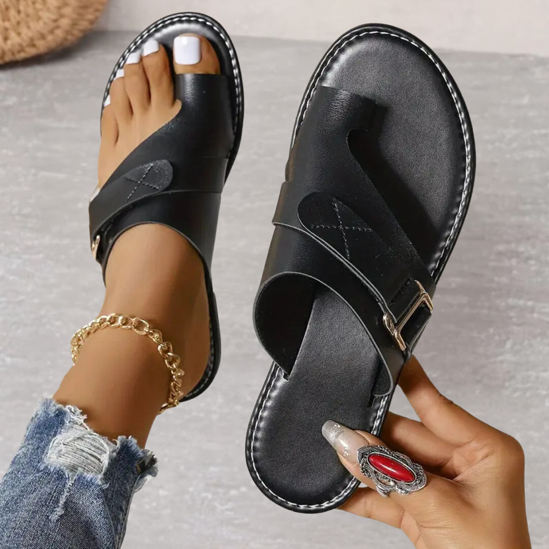 Women's Orthopedic Sandals – Black
