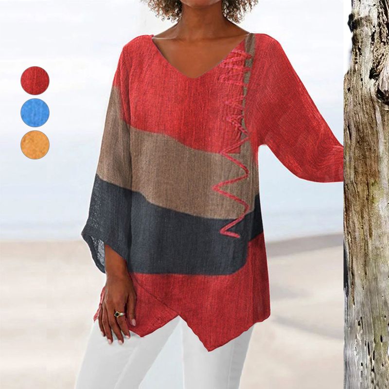 Women's V Neck Blouse