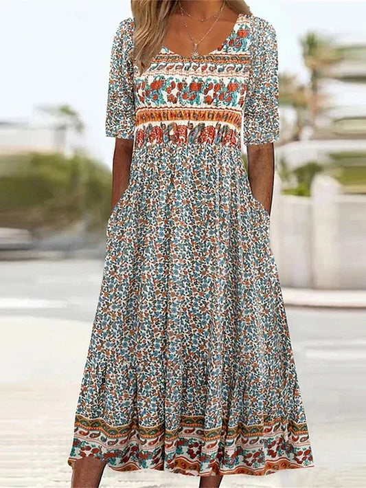 Women's Maxi Dress – Light Blue