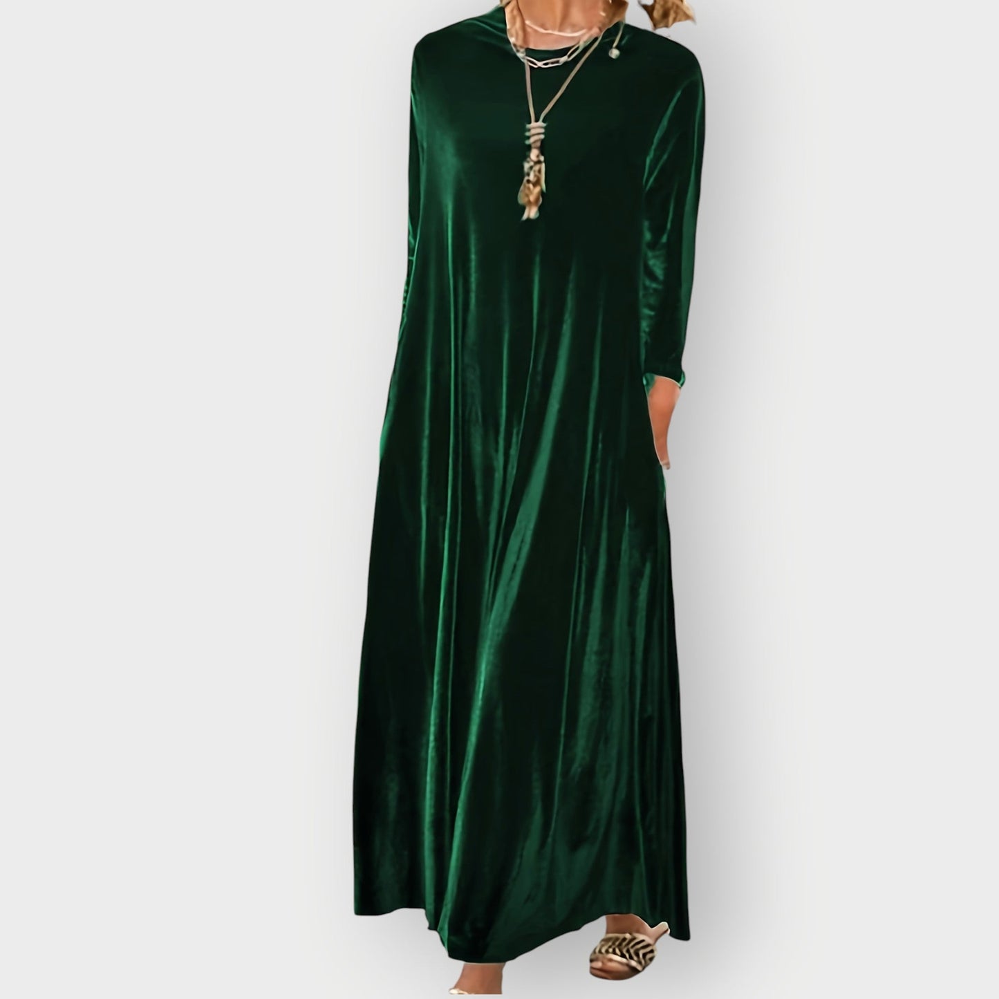 Women's Maxi Dress – Dark Green