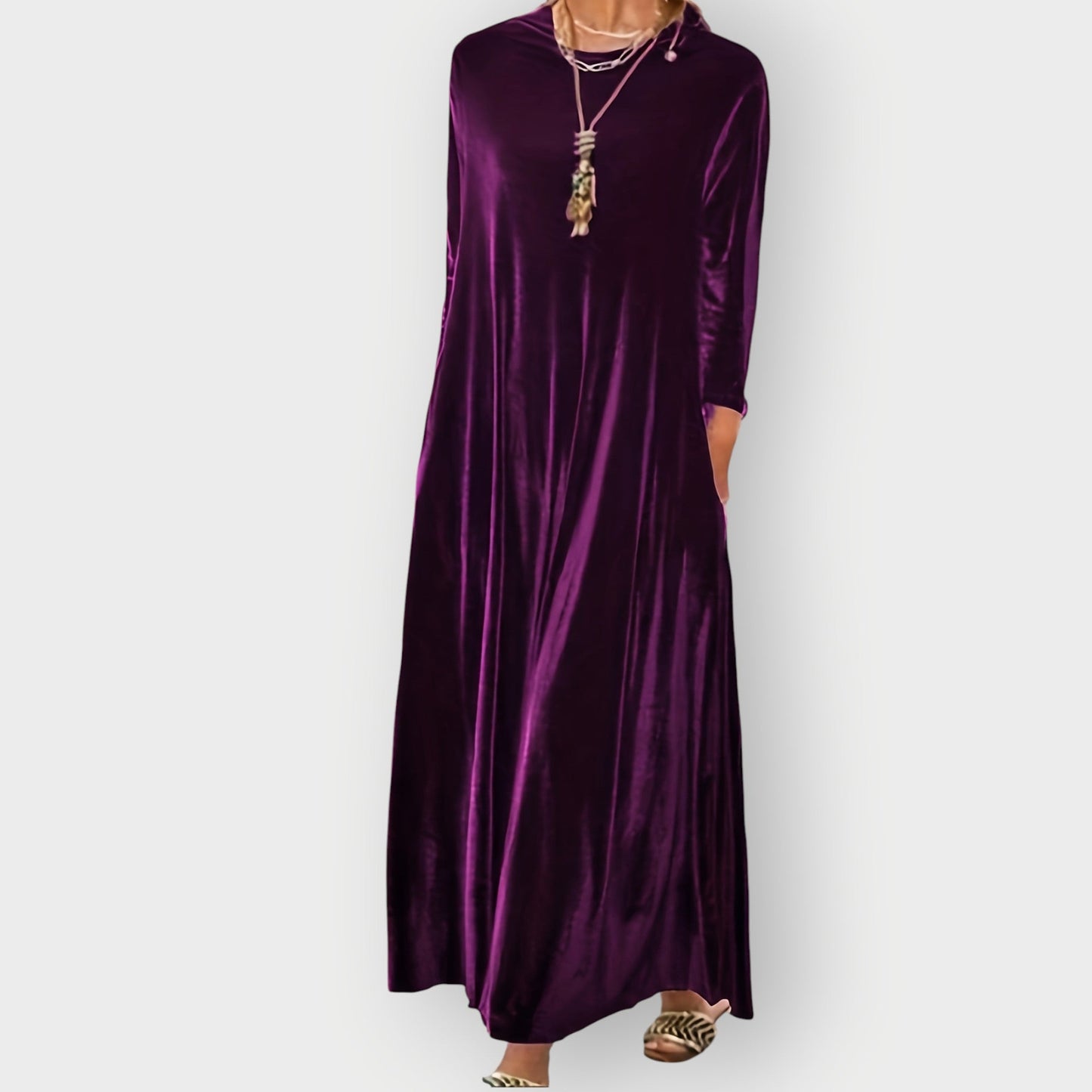 Women's Maxi Dress – Purple
