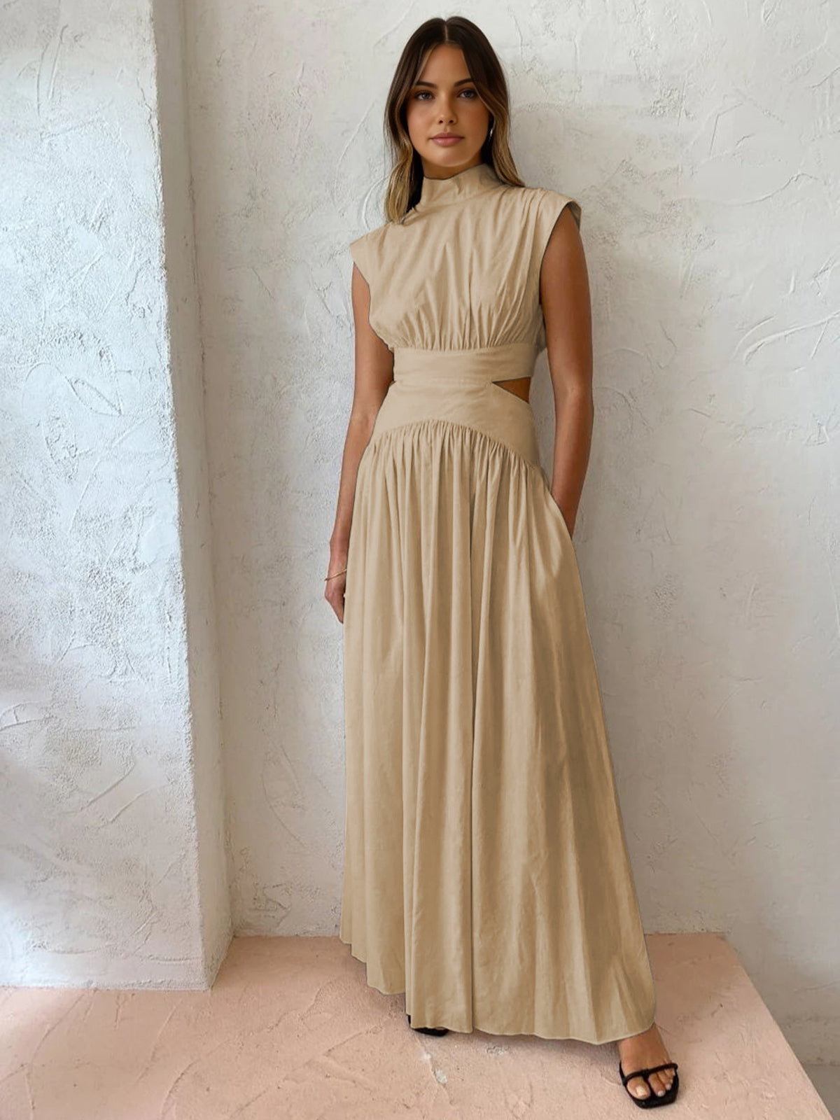 Women's Maxi Dress – Khaki