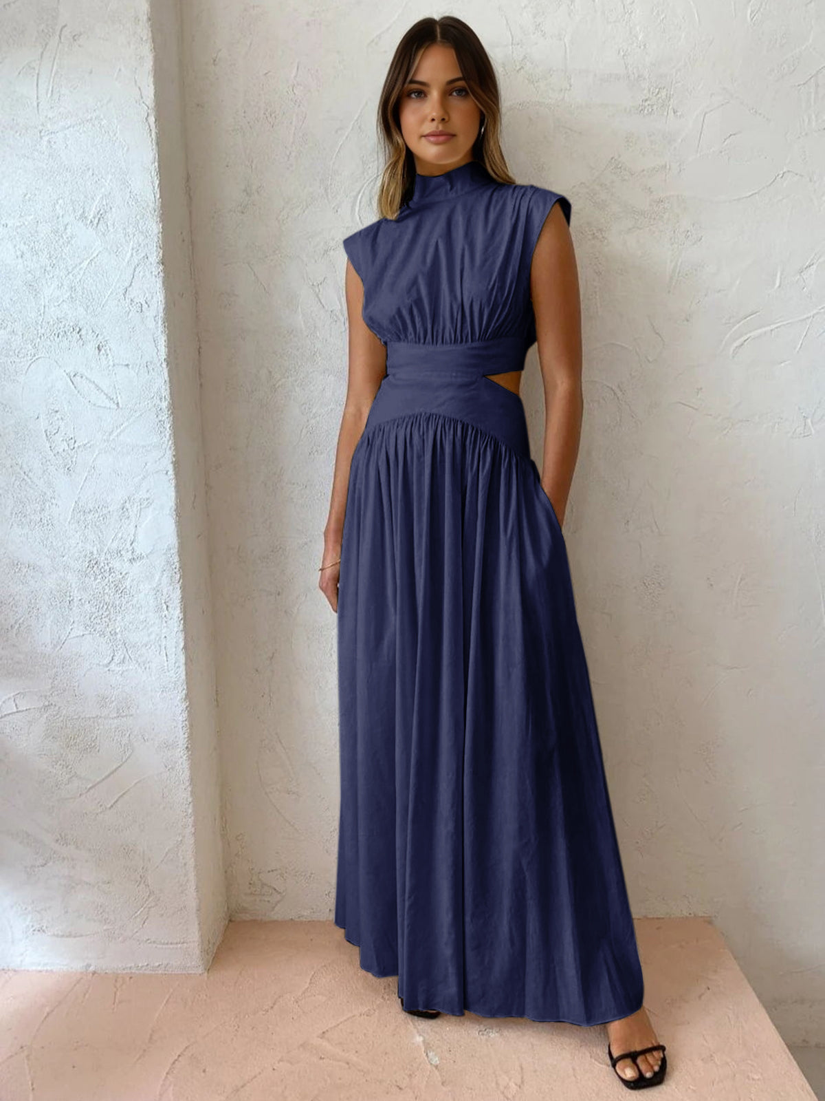 Women's Maxi Dress – Navy