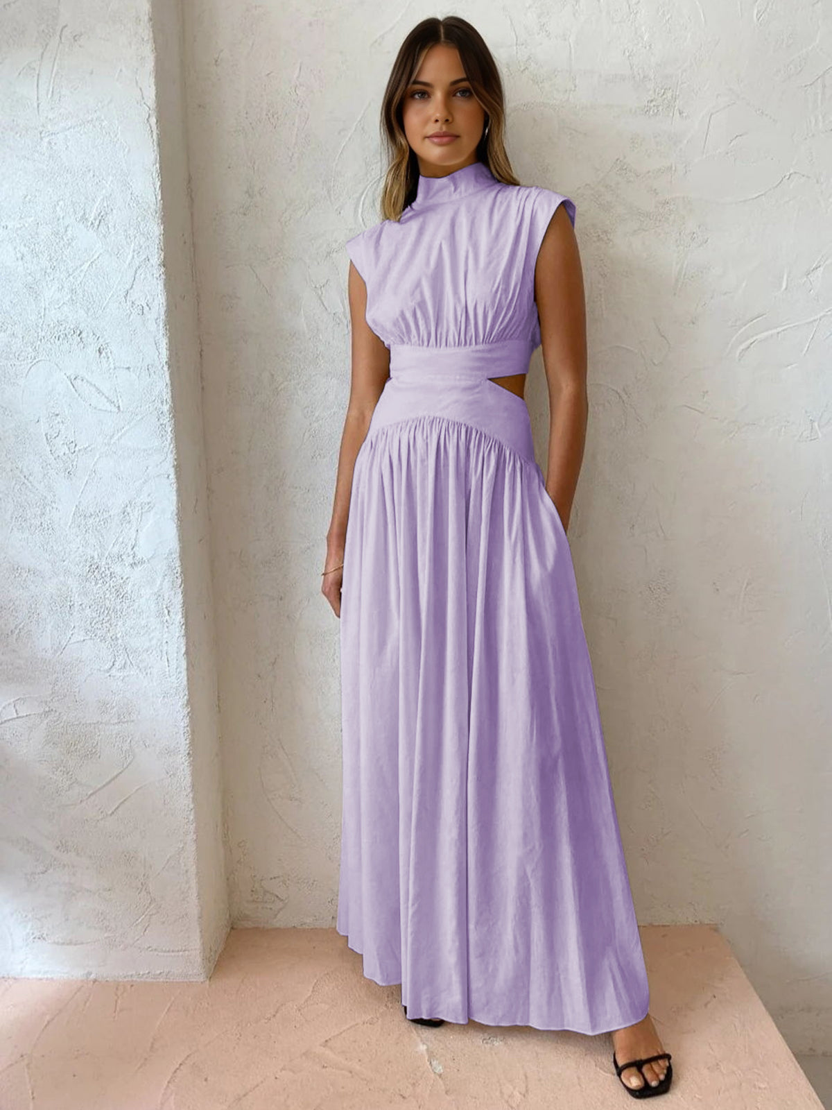 Women's Maxi Dress – Purple