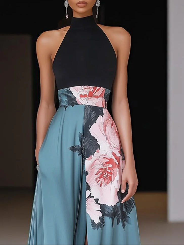 Women's Halter Maxi Dress