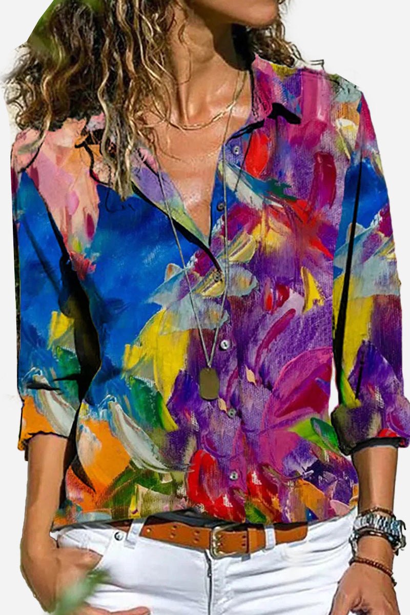 Women's Long Sleeve Shirt – Graffiti