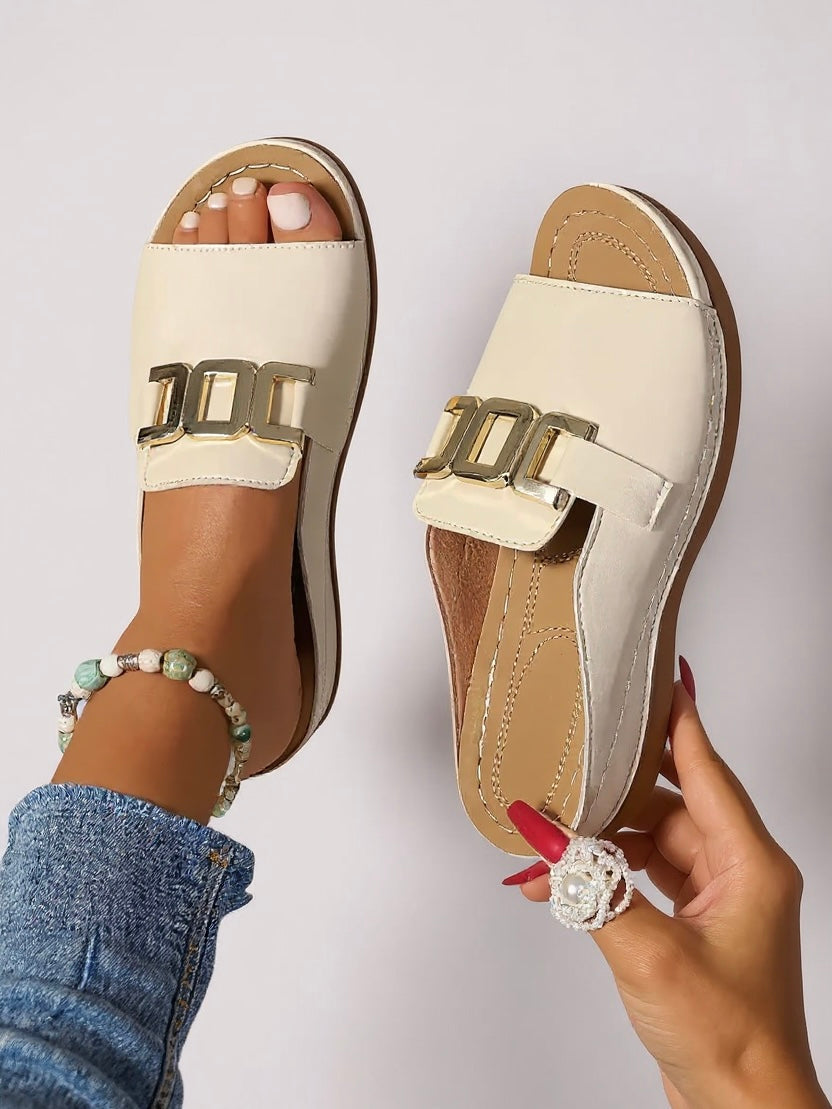 Women's Platform Buckle Sandals