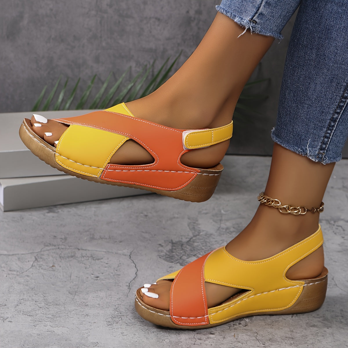 Women's Sandals – Orange