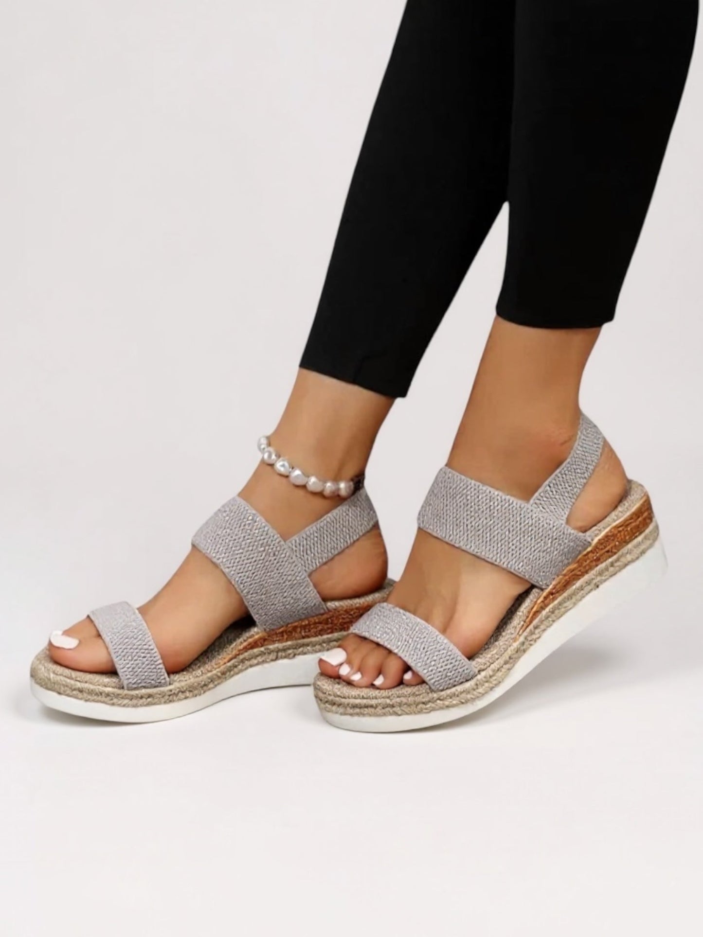 Women's Platform Sandals – Grey