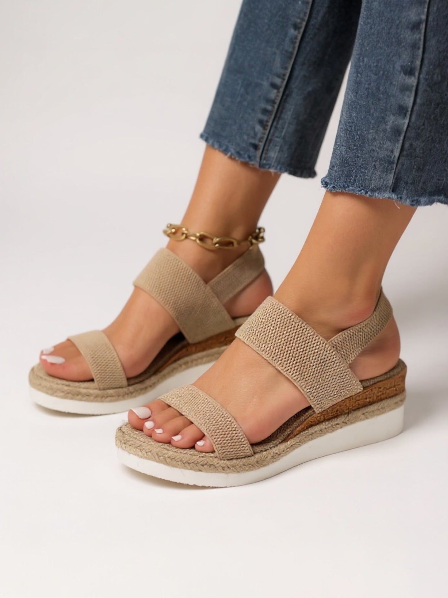 Women's Platform Sandals – Brown