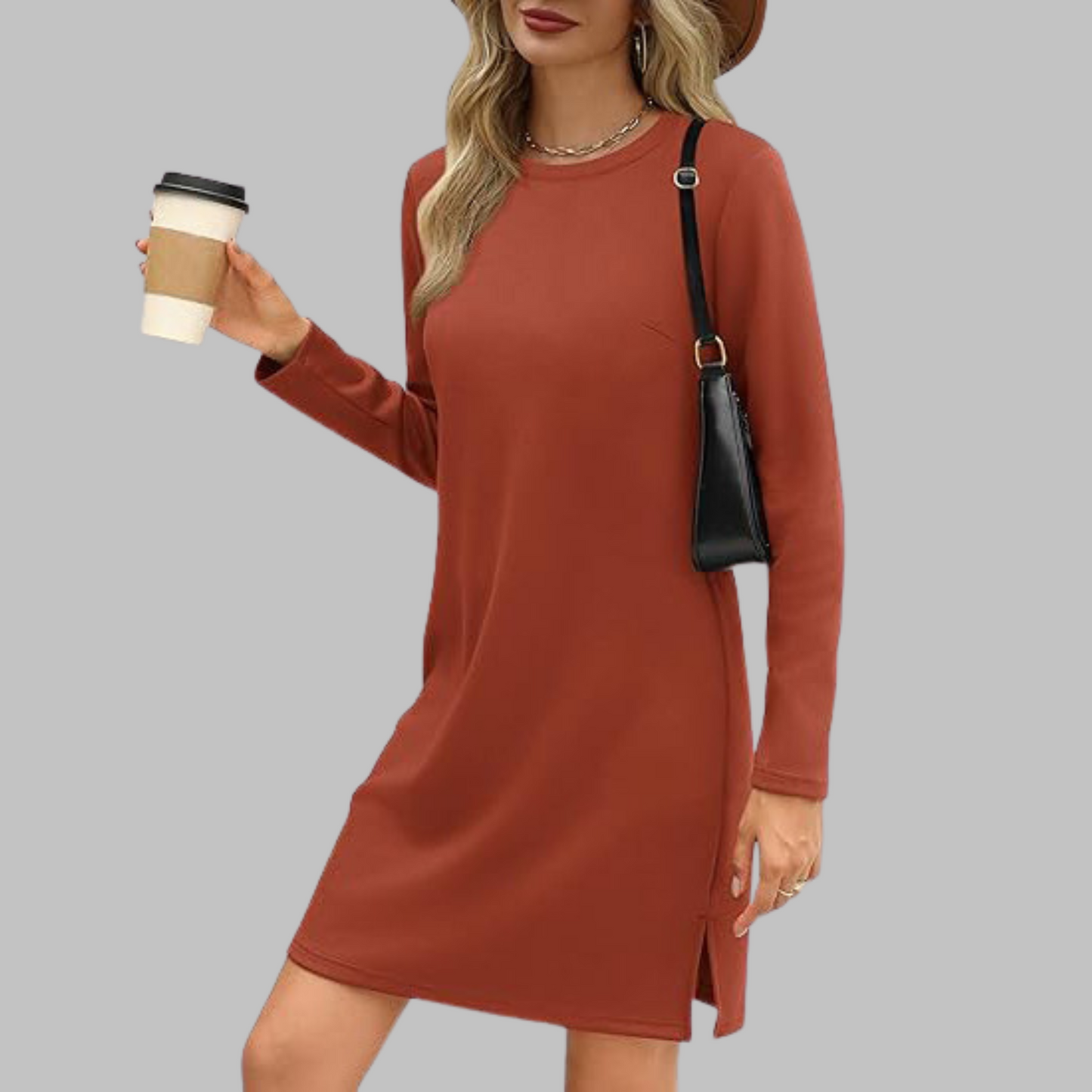 Women's Midi Dress – Claret
