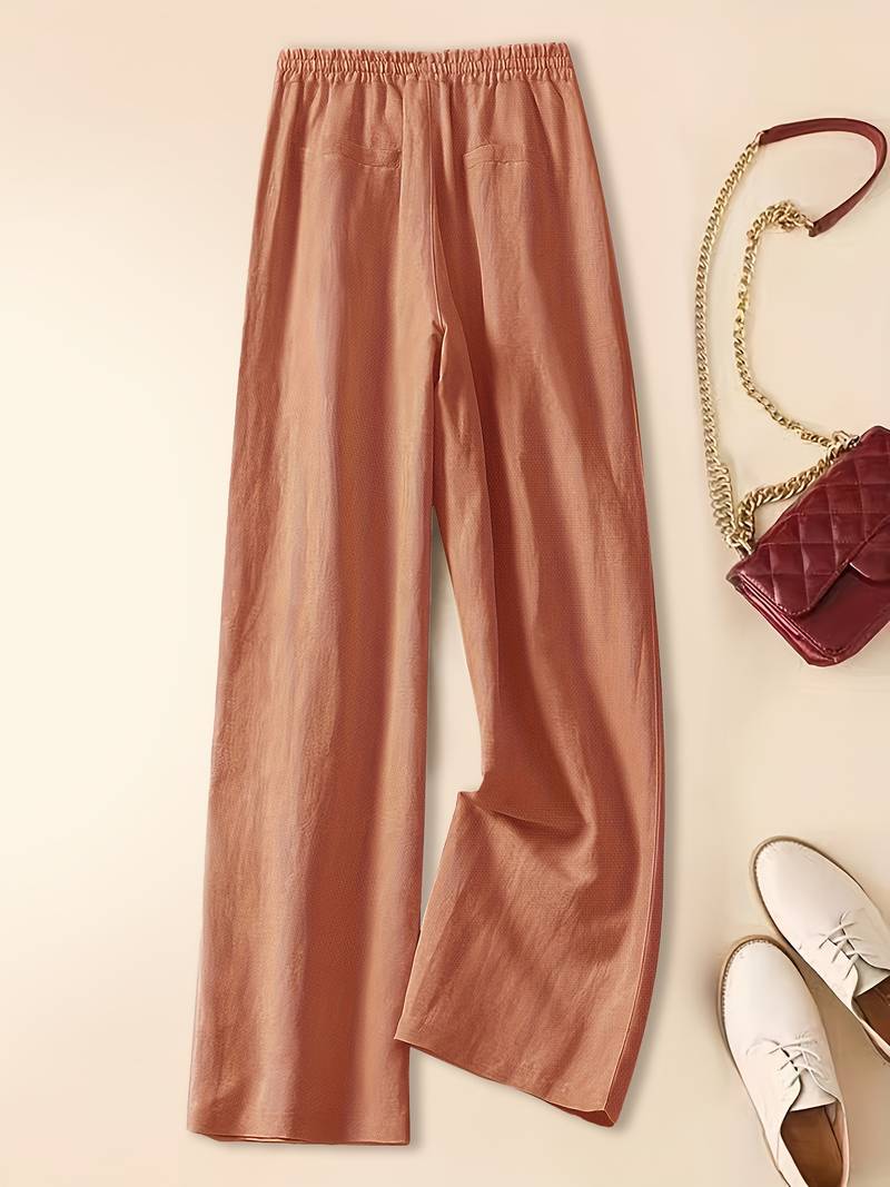 Women's Wide Leg Drawstring Pants