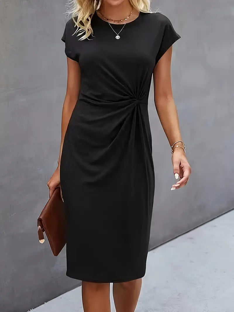 Women's Midi Dress – Black