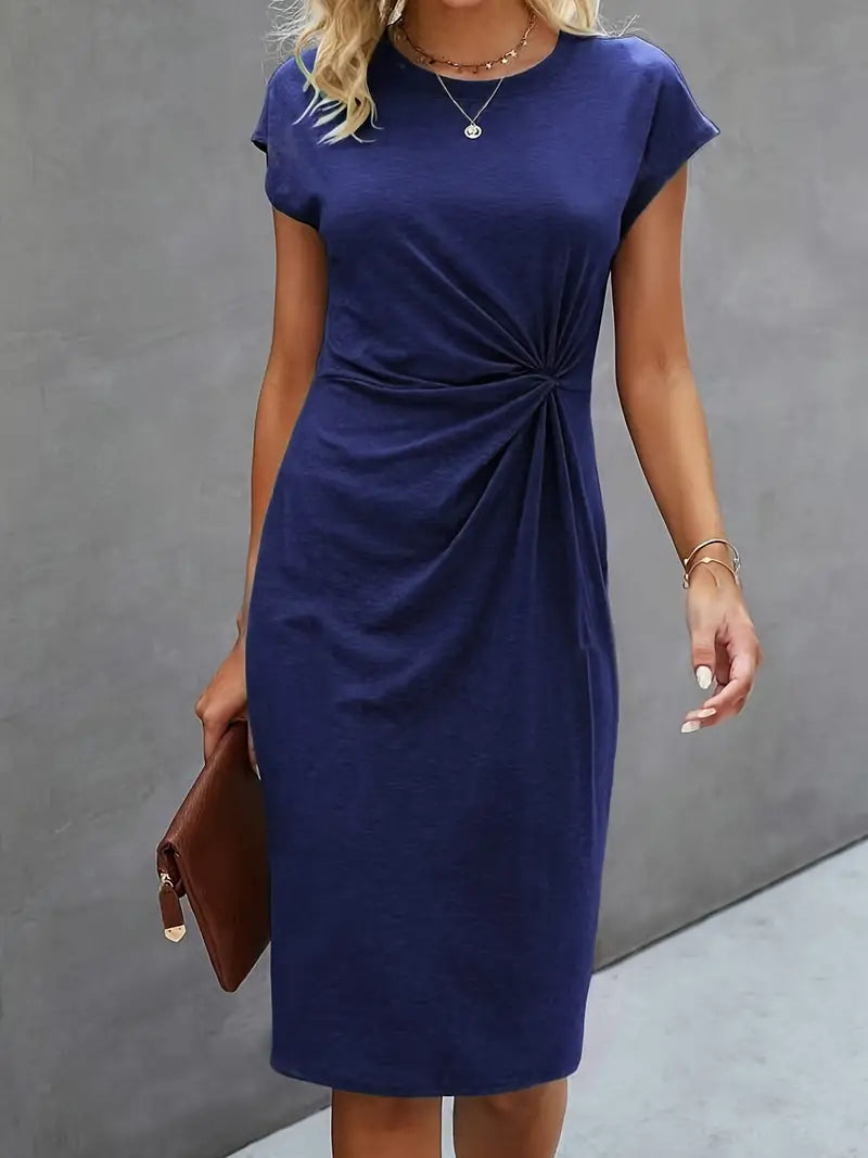 Women's Midi Dress – Blue