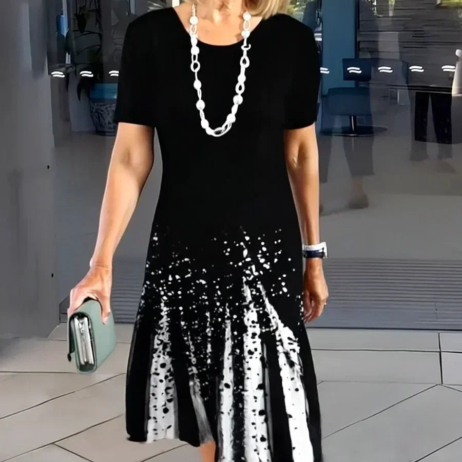 Women's Midi Dress – Black