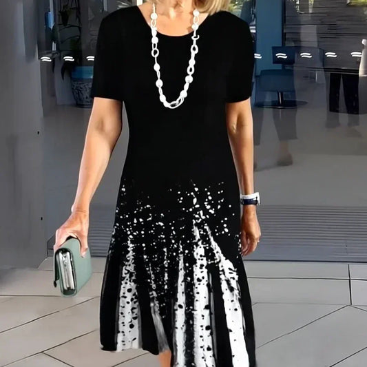 Women's Midi Dress – Black
