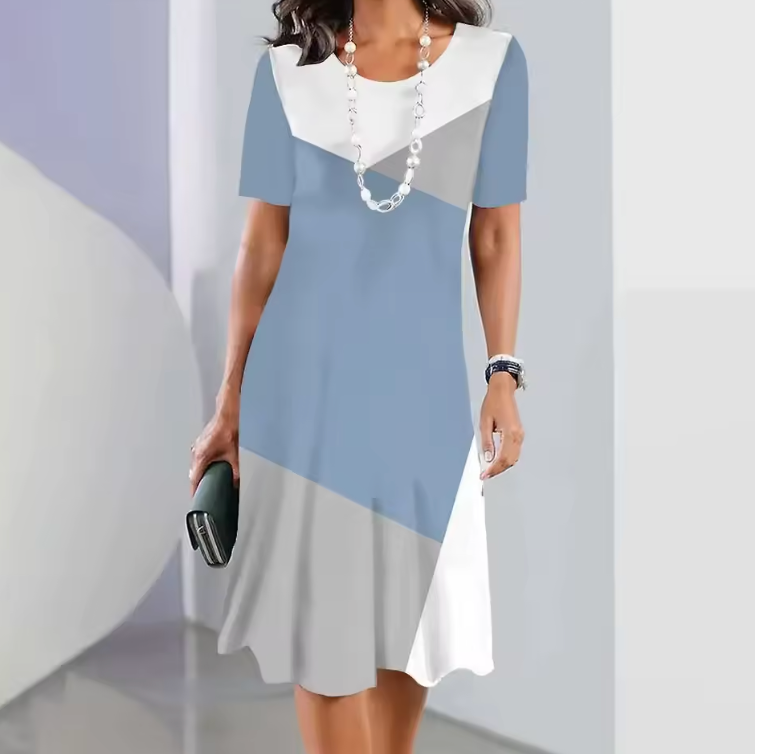 Women's Midi Dress – Blue