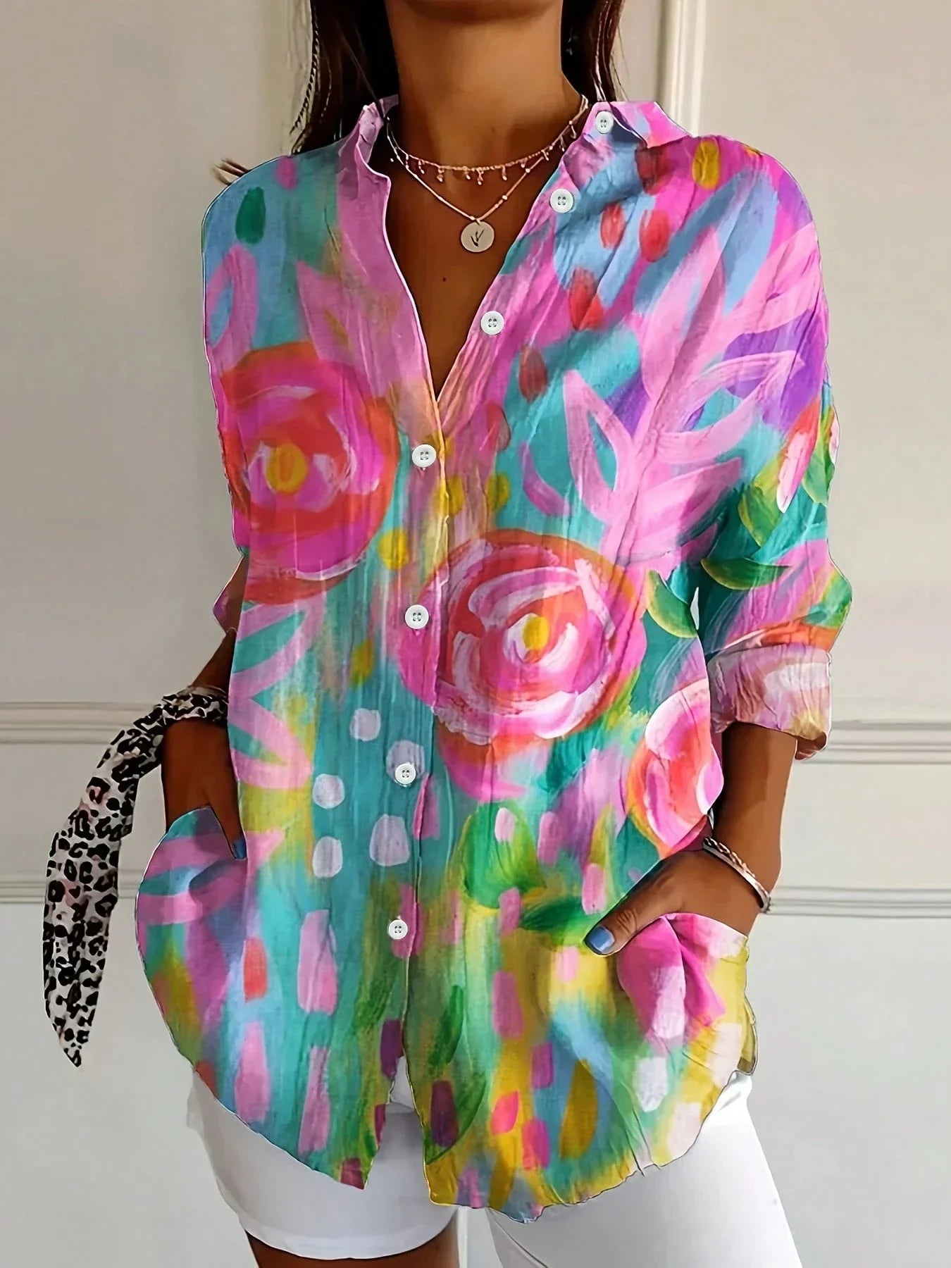 Women's Blouse – Pink