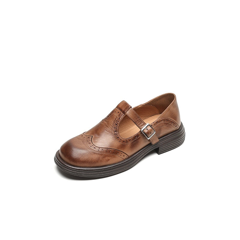 Women's Mary Janes – Brown