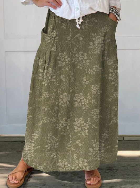 Women's Maxi Skirt – Green