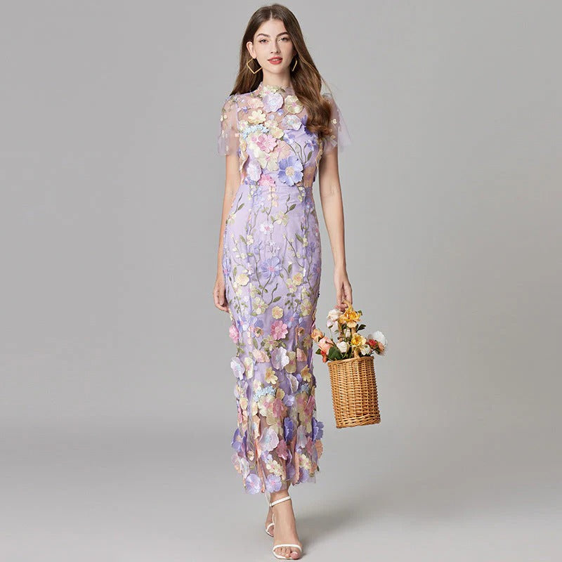 Women's Maxi Dress – Purple