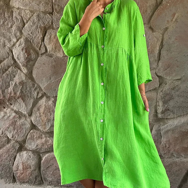 Women's Midi Dress – Green