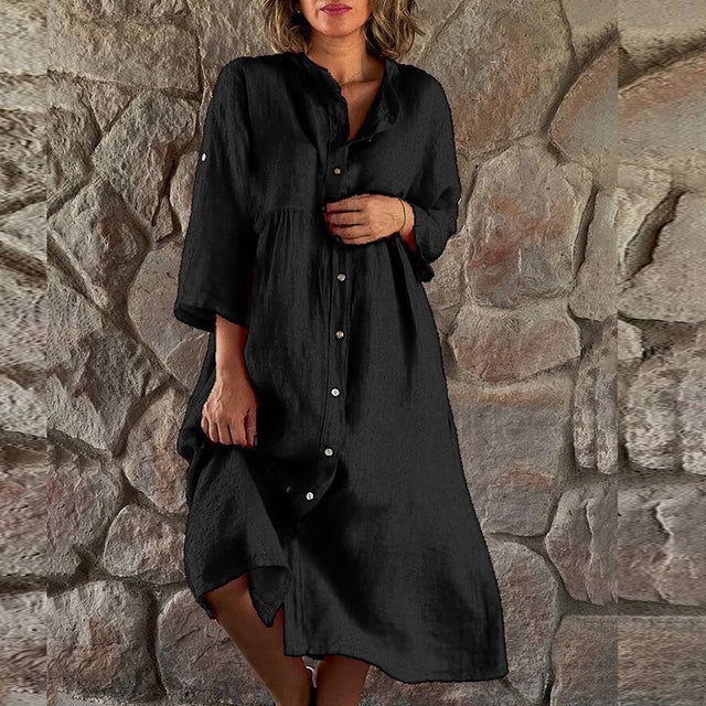 Women's Midi Dress – Black