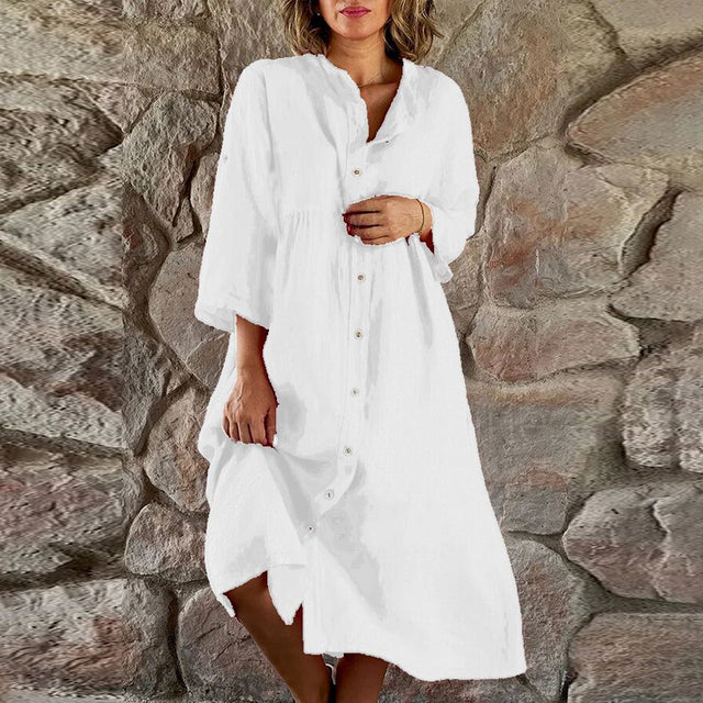 Women's Midi Dress – White