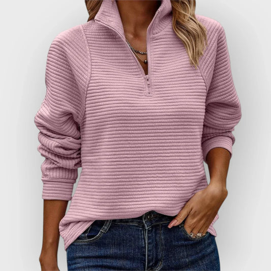 Women's Long Sleeve Pullover – Pink