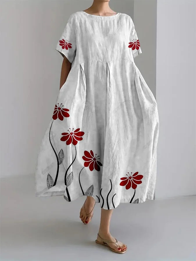 Women's Midi Dress – White