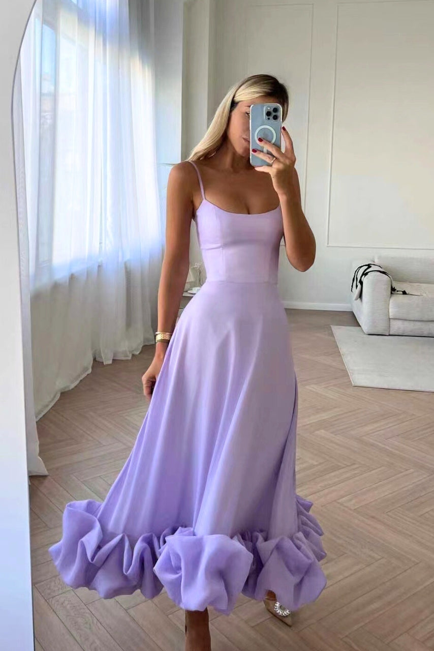 Women's Evening Maxi Dress – Purple